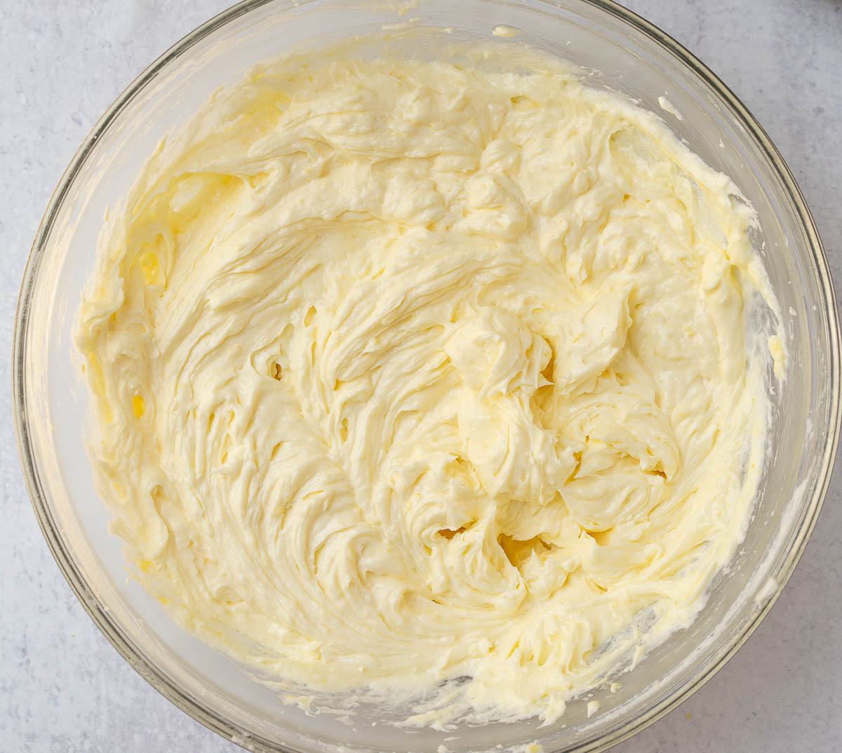 batter lemon cake