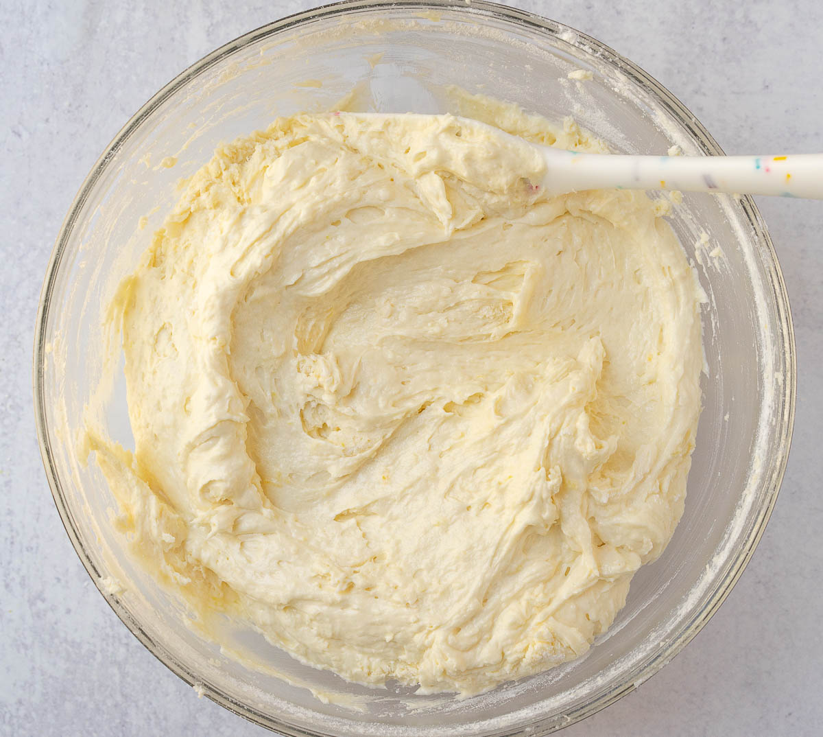 lemon snack cake batter