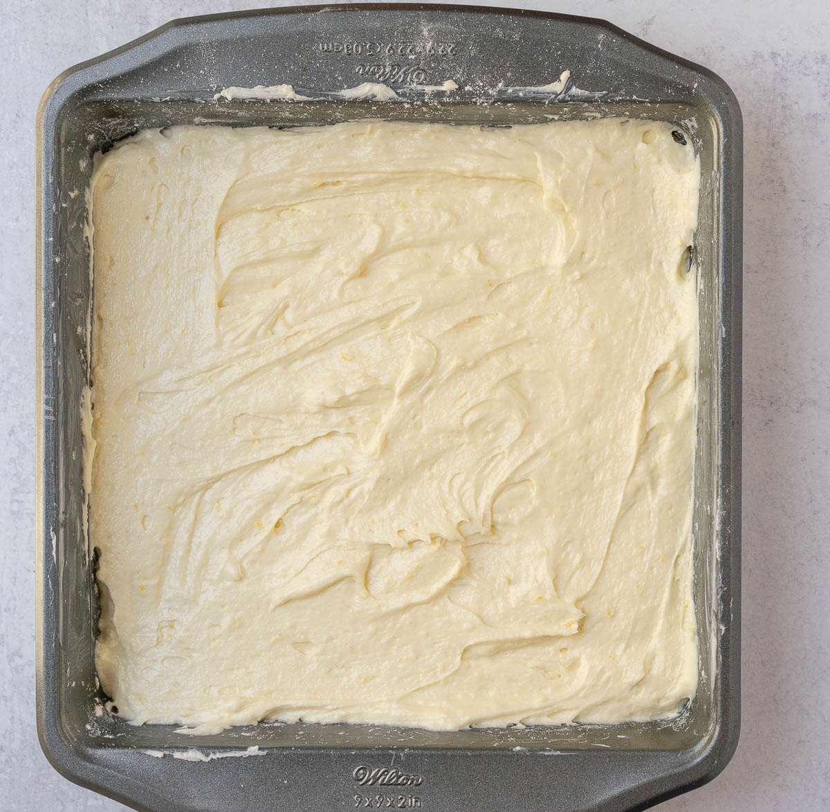 lemon cake batter