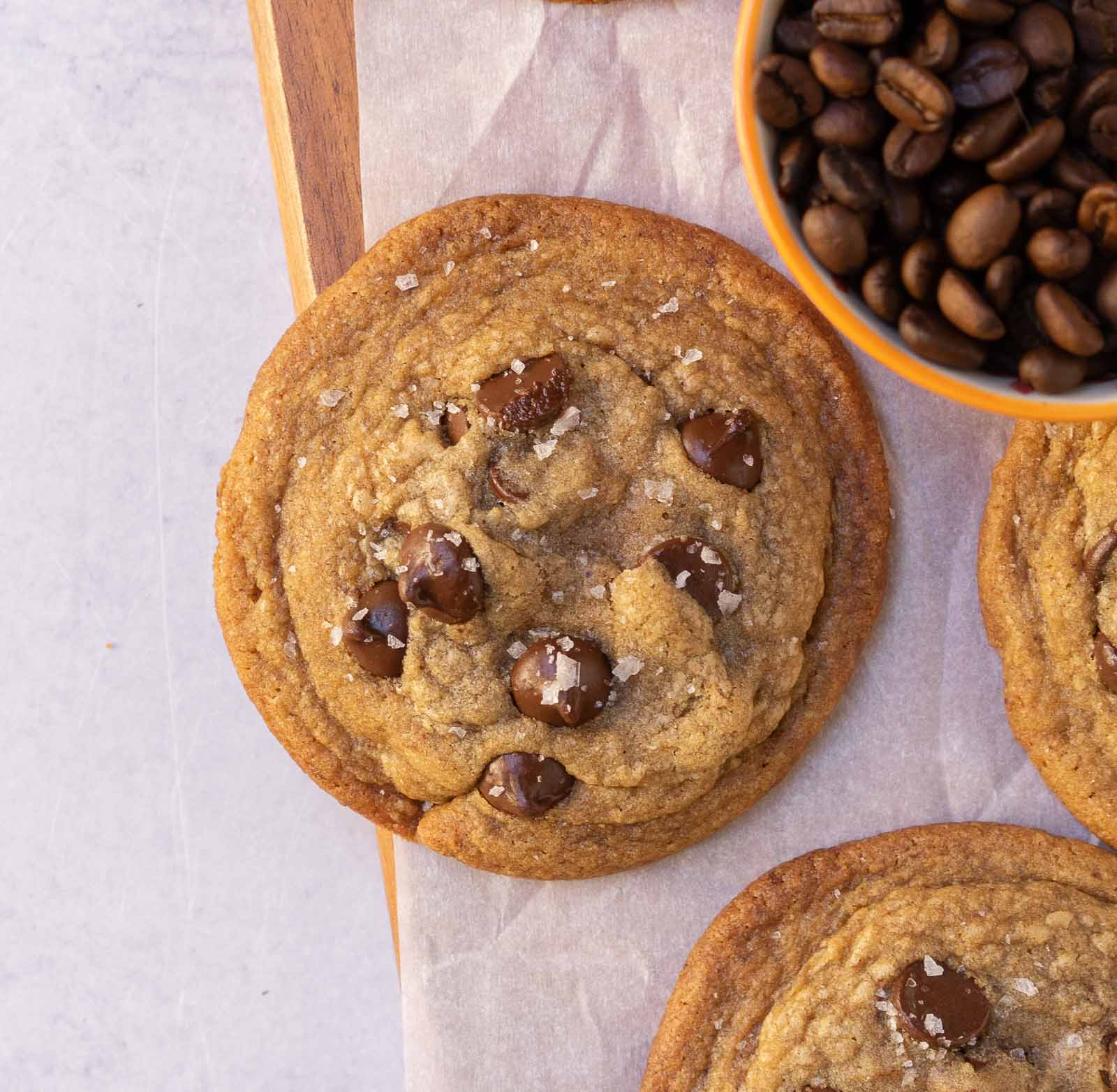 chocolate coffee cookies. 