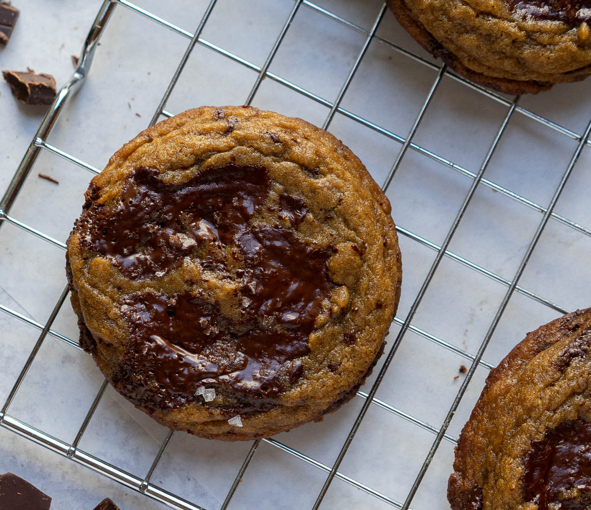 dark chocolate coffee cookies