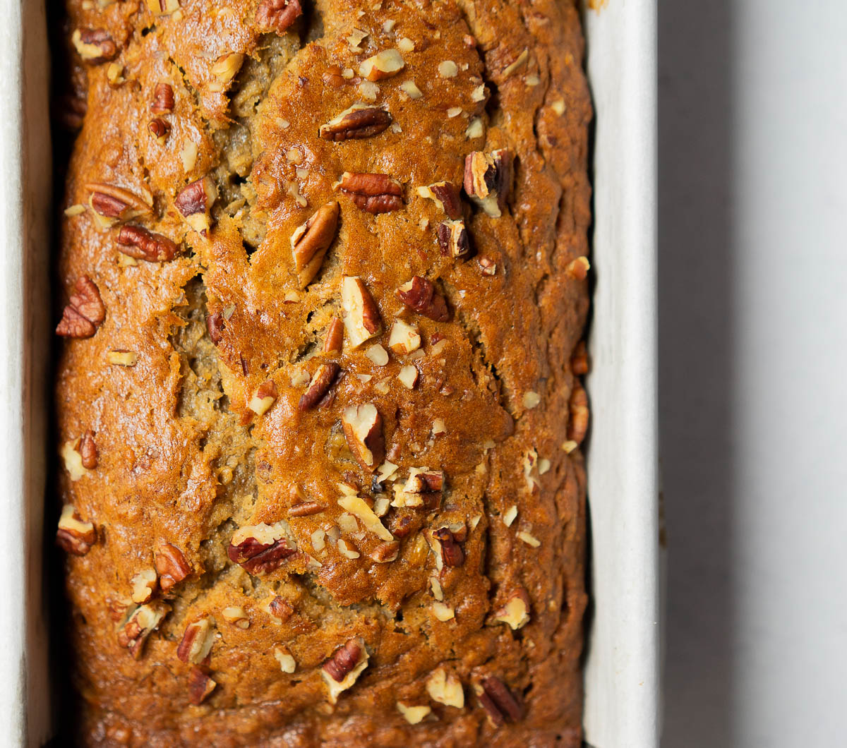 maple pecan banana bread