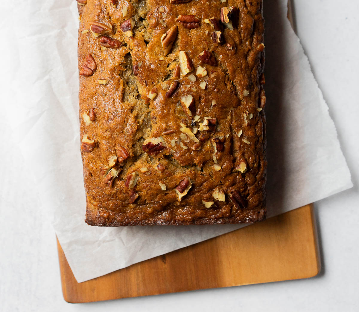 maple pecan banana bread