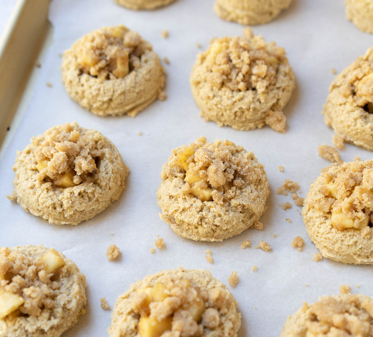 apple crumble cookies