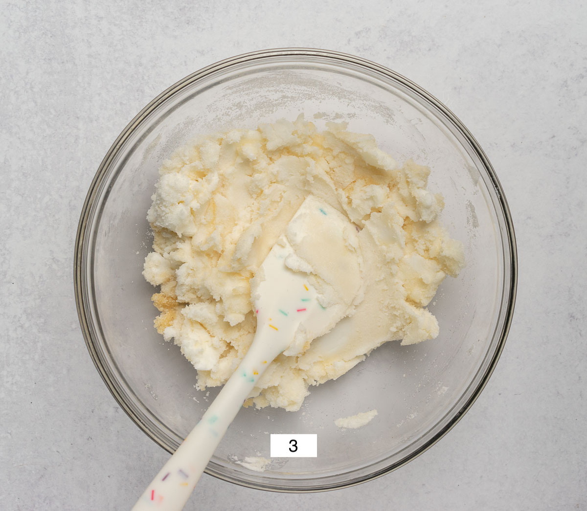 mixing dough