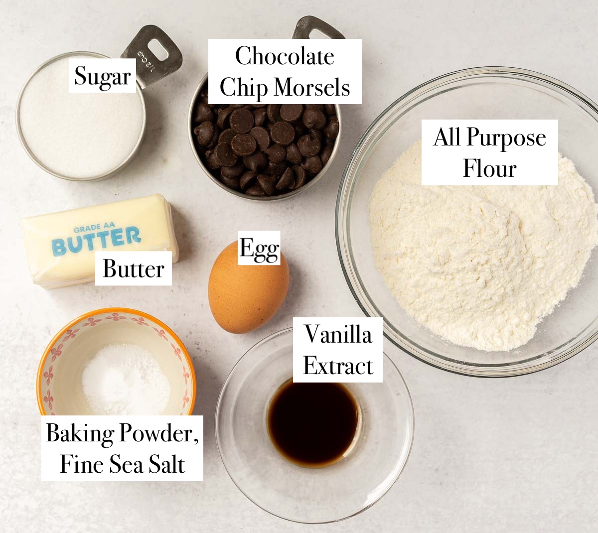 ingredients for chocolate chip cookies no brown sugar