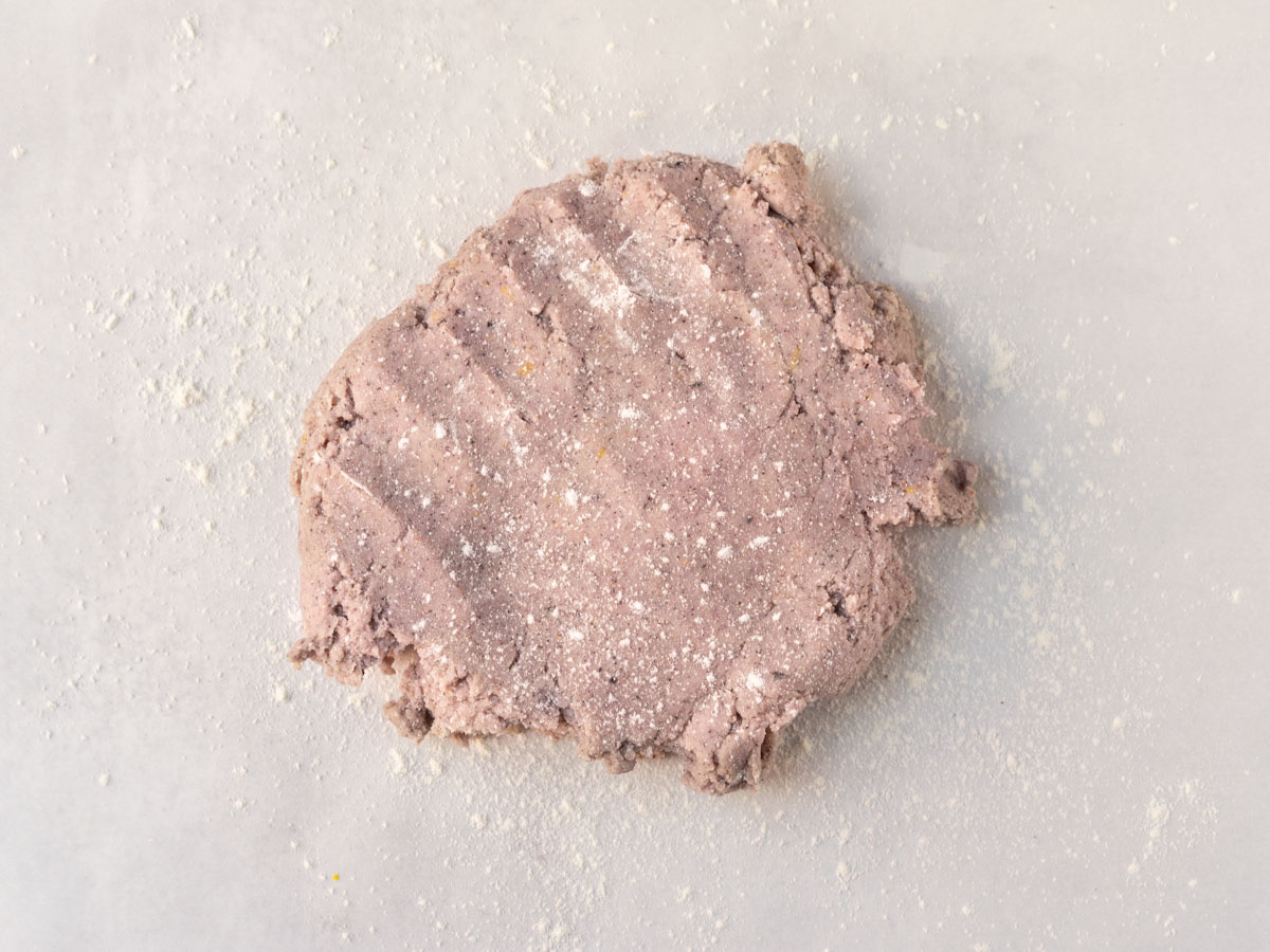 dough before being rolled out.