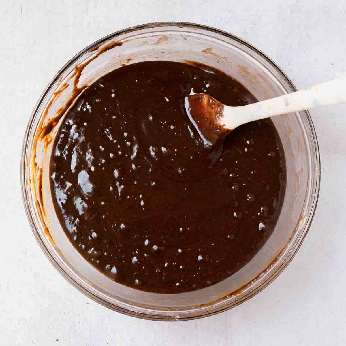 brownie batter.