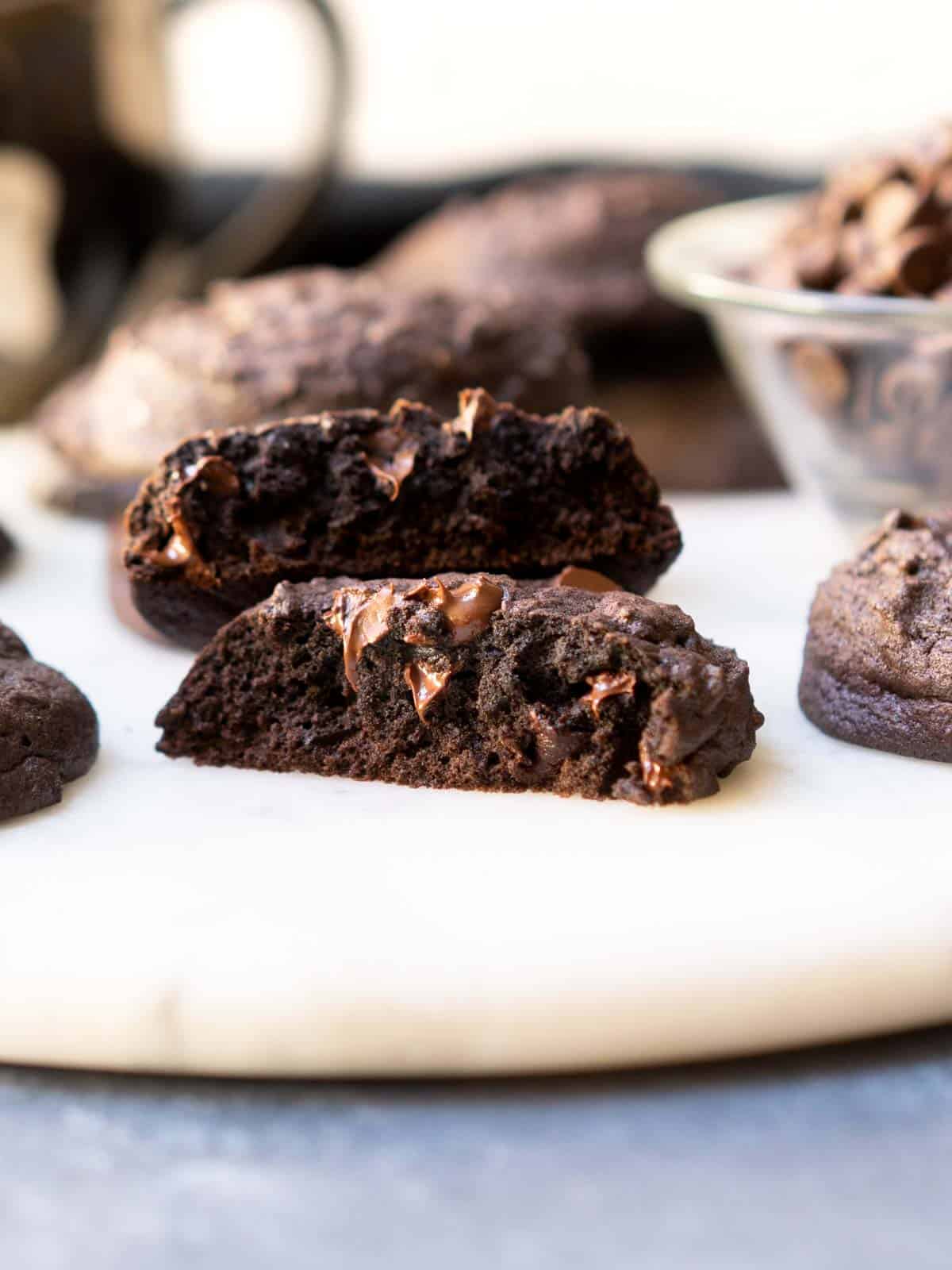 black cocoa cookies.