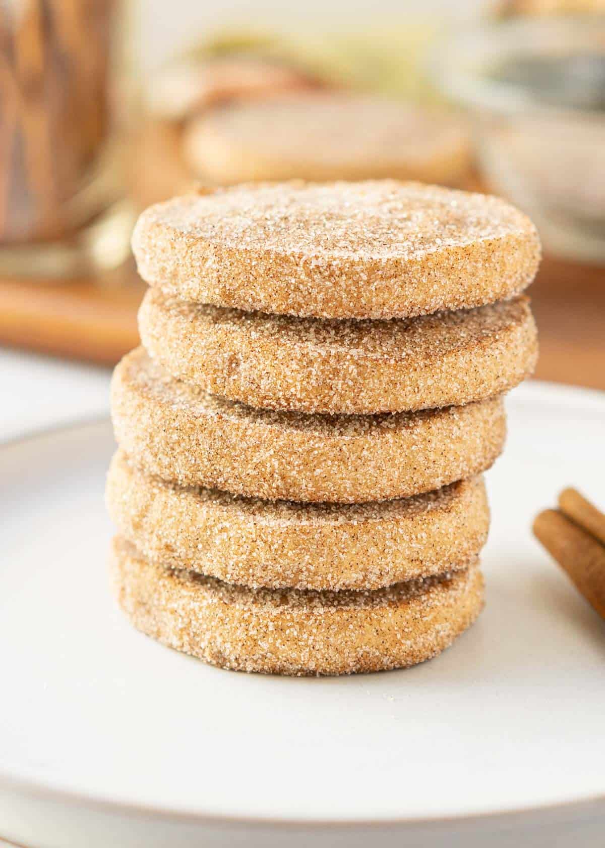 cinnamon shortbread cookies.