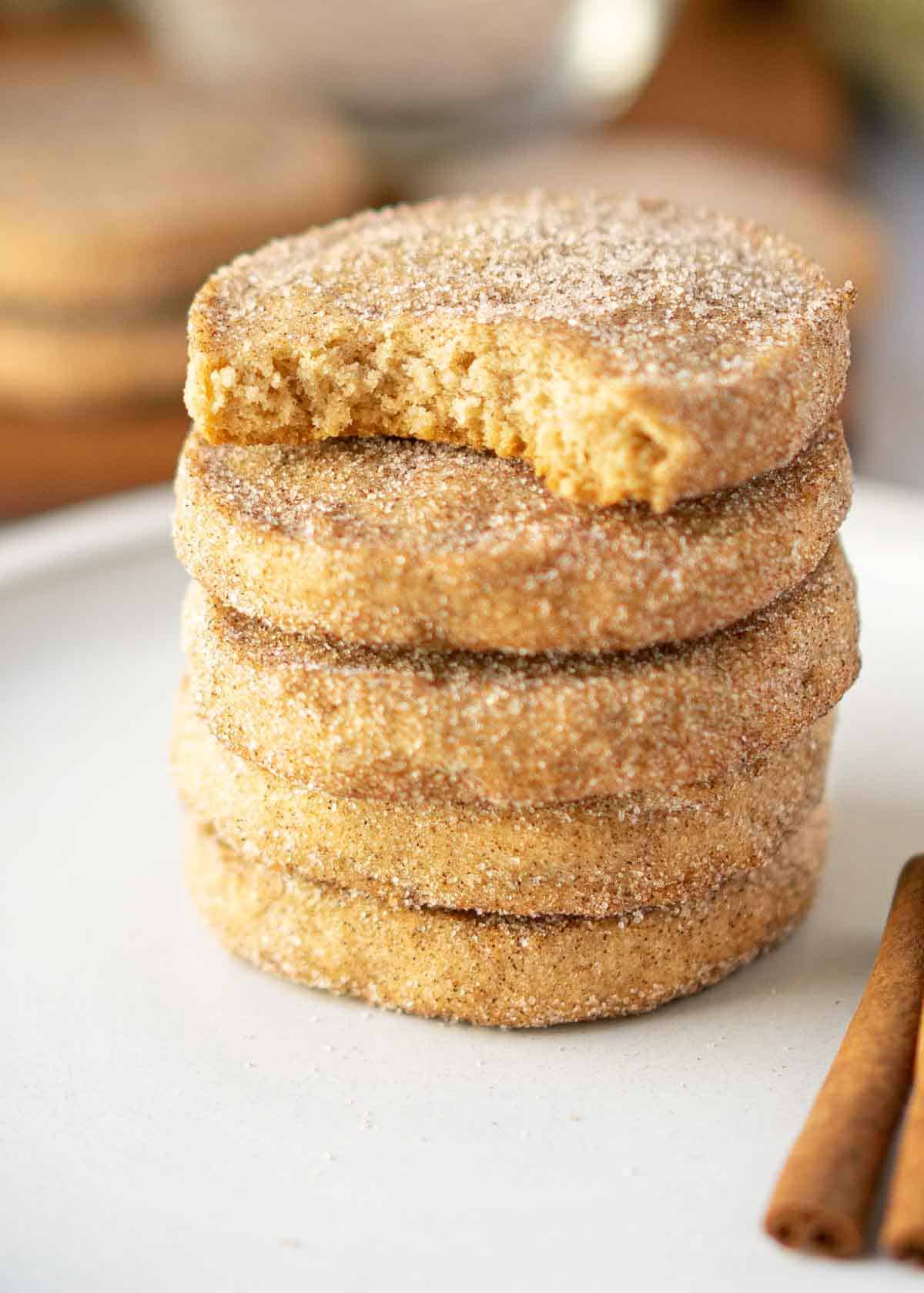cinnamon shortbread cookies.