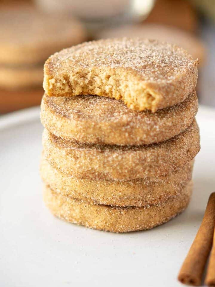 cinnamon shortbread cookies.
