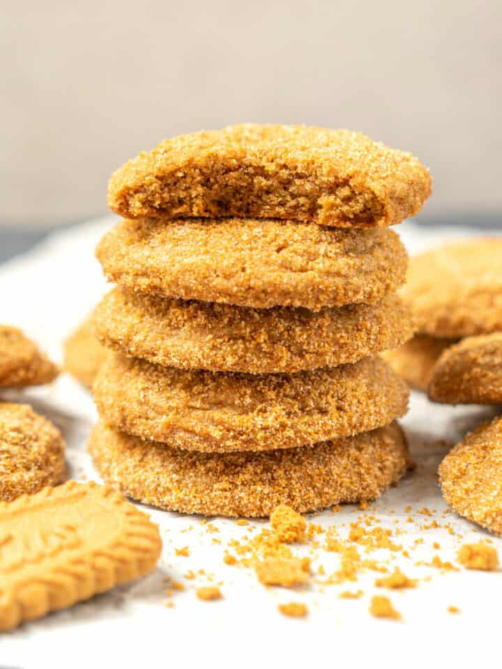 soft biscoff cookies.