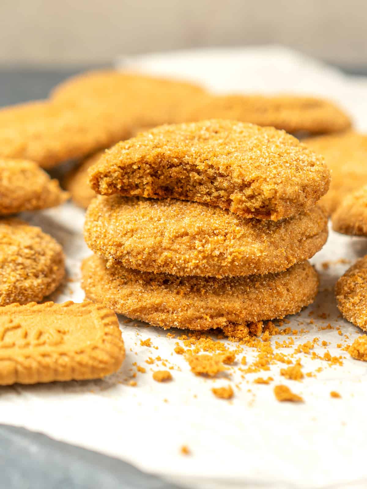 soft biscoff cookies.